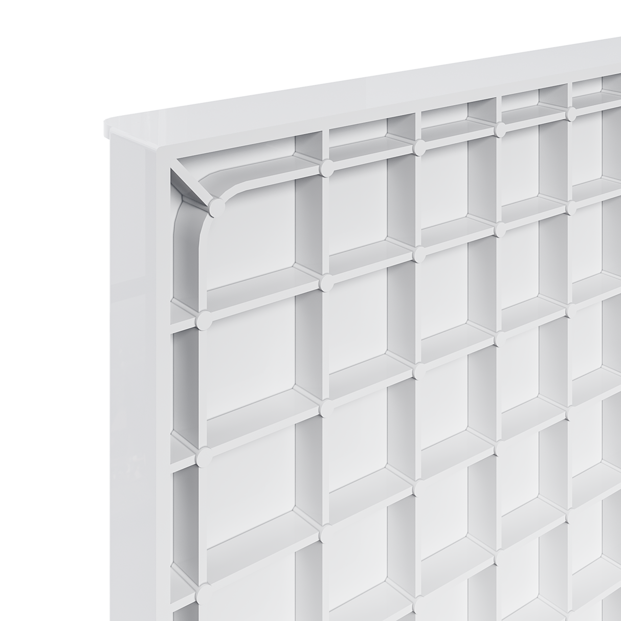 SUNNY SHOWER 32 in. D x 4 in. H White Center Drain Rectangular Base