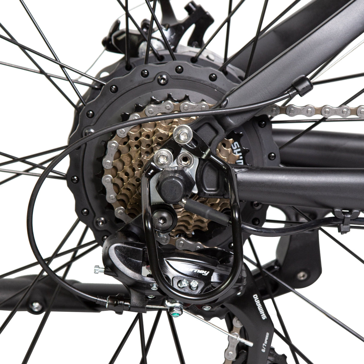 Ecotric 26" 36V 500W Fat Tire Electric Bicycle Mountain Beach e-Bike Removable Battery 7 Speed