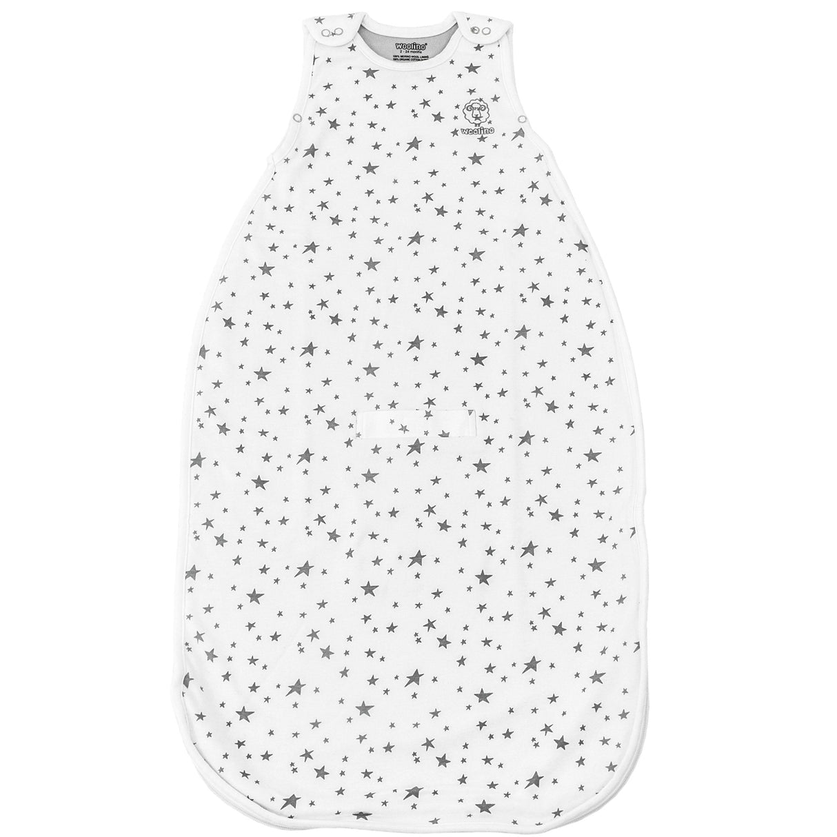 4 Season Ultimate Toddler Sleep Bag, Merino Wool, 2 - 4 Years, Star White