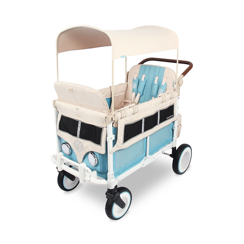 WonderFold VW4 Luxe Quad Stroller Wagon - Volkswagen Special Edition