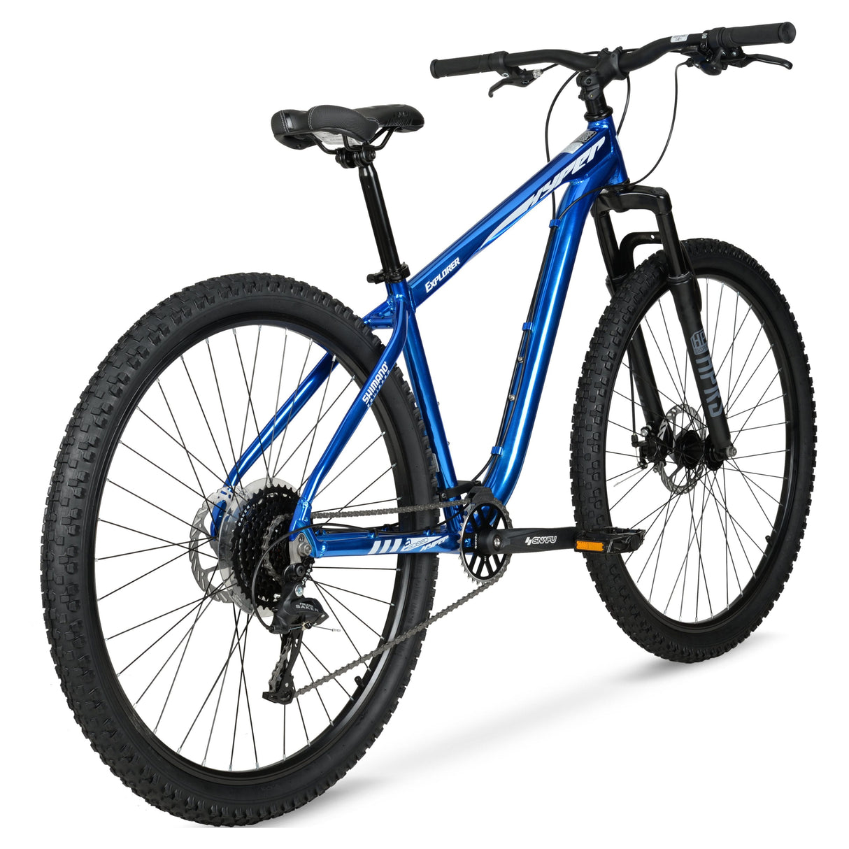 Hyper Bicycle Men's 29" Explorer Mountain Bike, Hard Tail, Blue