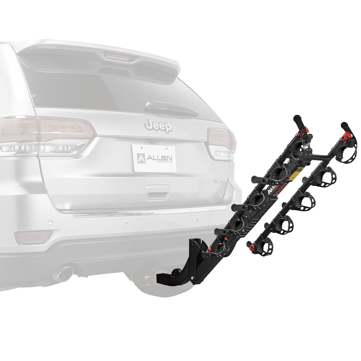 Allen Sports Premier 5-Bicycle Hitch Mounted Bike Rack, S-555