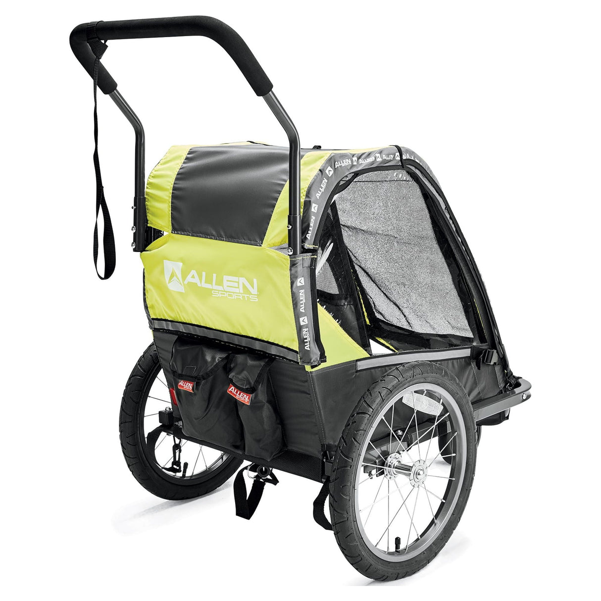 Allen Sports 1-Child Bicycle Trailer and Stroller, Model AS1