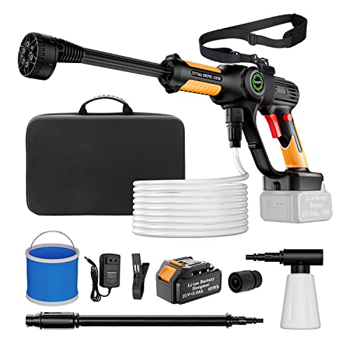 Hongmai Cordless Pressure Washer,Portable Power Washer 363 PSI 1.0 GPM