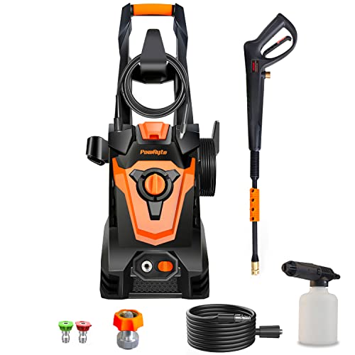 PowRyte Electric Pressure Washer, Foam Cannon