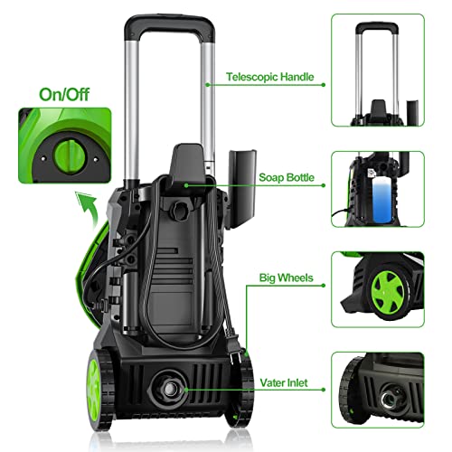 Electric Pressure Washer-3900PSI Max 2.6GPM Electric Power Washer
