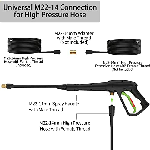 Workmoto Electric Pressure Washer, Power Washer with Foam Cannon