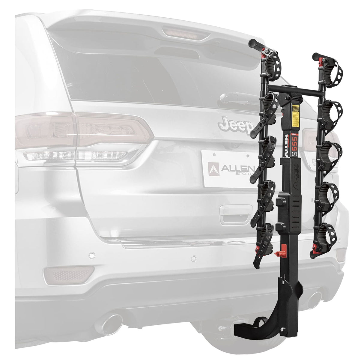 Allen Sports Premier 5-Bicycle Hitch Mounted Bike Rack, S-555