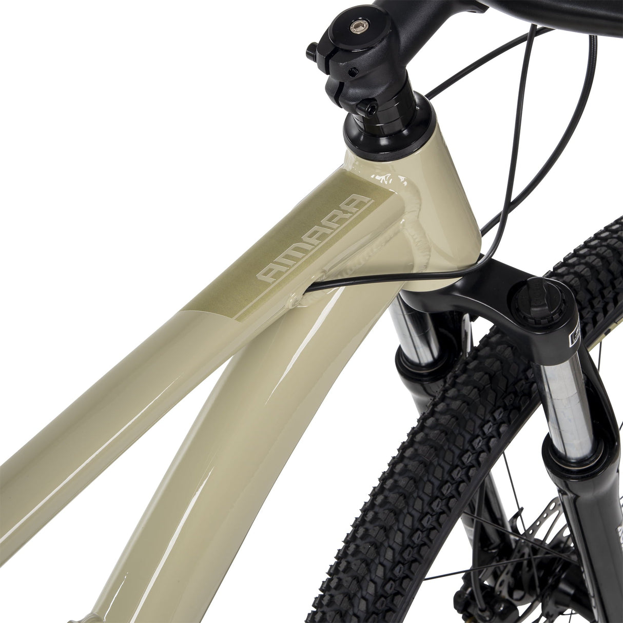 Huffy Amara 29-inch 9-Speed Aluminum Dual Suspension Mountain Bicycle for Men, Tan