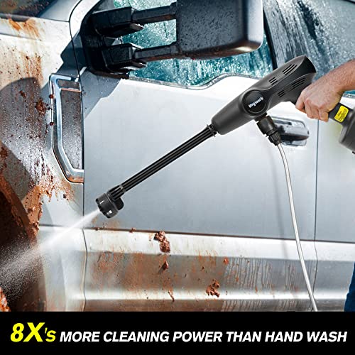 Heywork Cordless Pressure Washer, 600PSI Portable Pressure Washer Handheld
