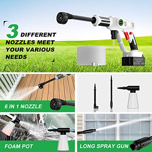 Hongmai Cordless Pressure Washer,Portable Power Washer 363 PSI 1GPM