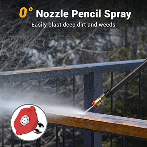 Rock&Rocker Powerful Electric Pressure Washer, 1950PSI Max 1.58 GPM