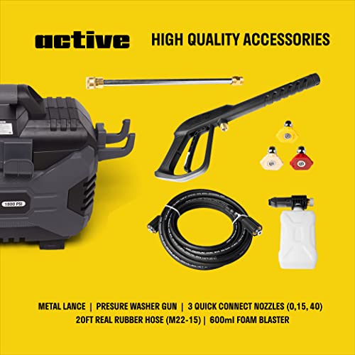 Active VE52 | 1800 PSI | 2.0 GPM | 13 Amp | Electric Pressure Washer