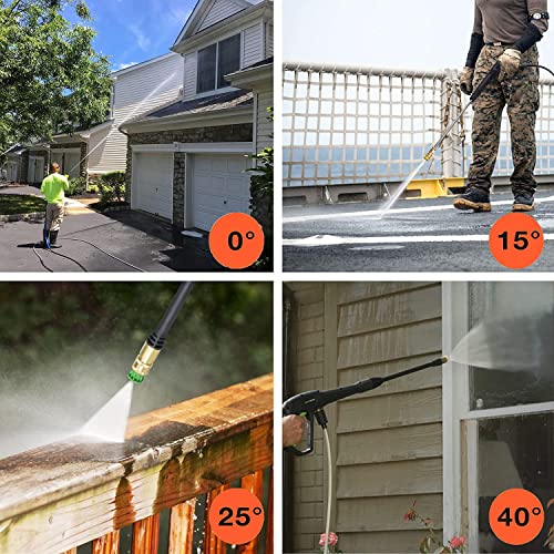 PowRyte Electric Pressure Washer with Hose Reel, Foam Cannon