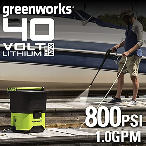 Greenworks 40V Cordless Pressure Washer Battery Not Included, PWF301