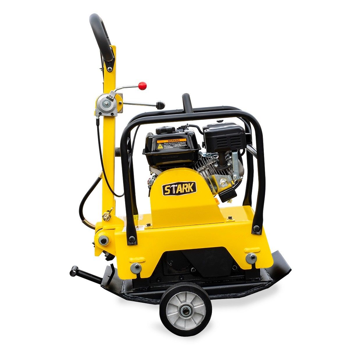 Stark 6.5HP Reversible Plate Compactor Gas-Powered 196cc Engine 4950lbs Force