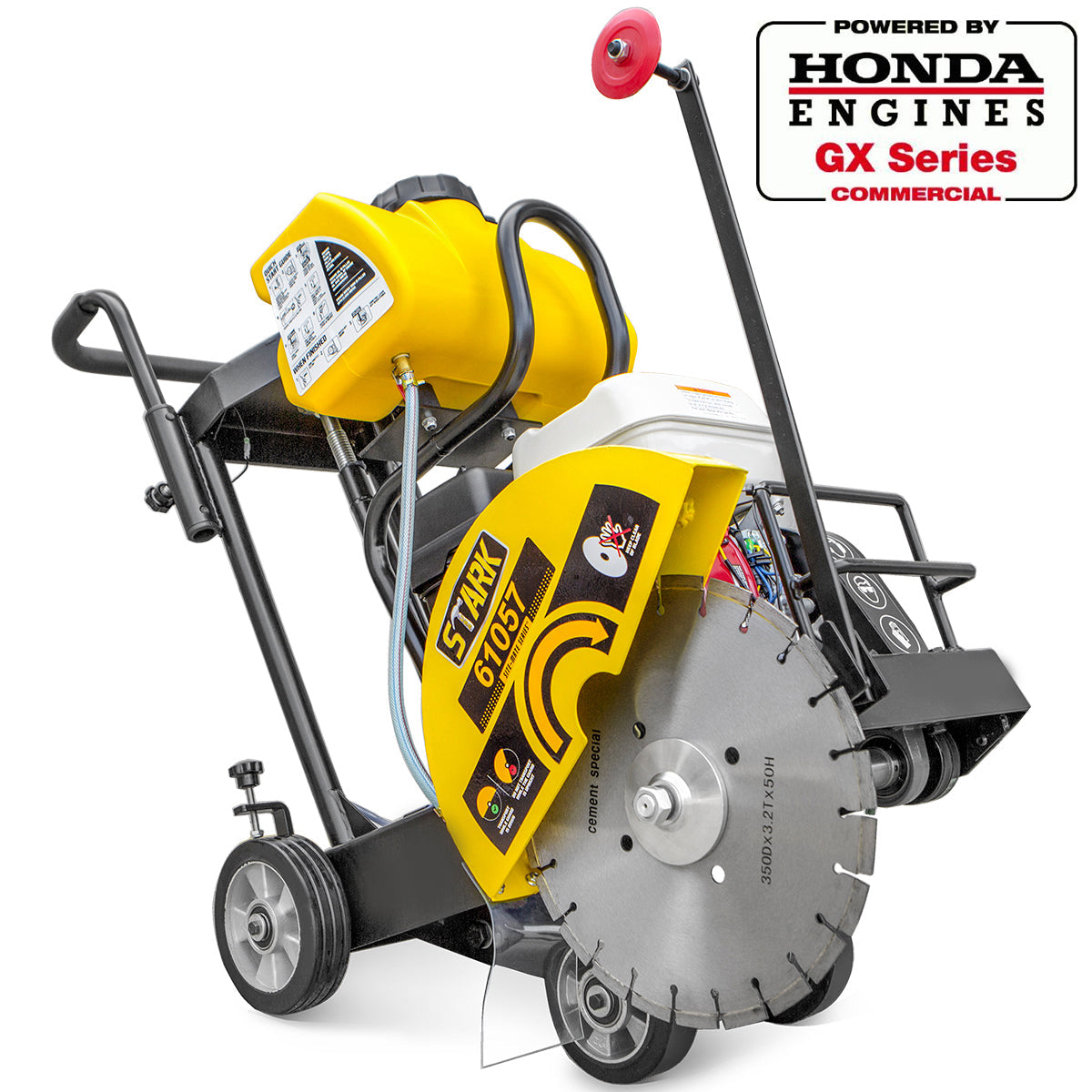 Stark USA 61057 Walk Behind Cut Off Concrete Saw w/Blade Gas 5.5hp GX160 14"