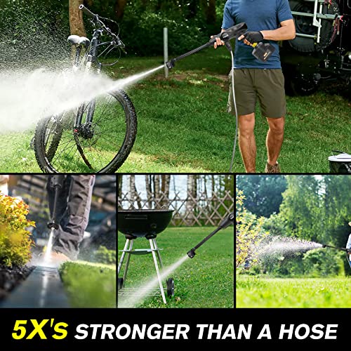 Heywork Cordless Pressure Washer, 600PSI Portable Pressure Washer Handheld