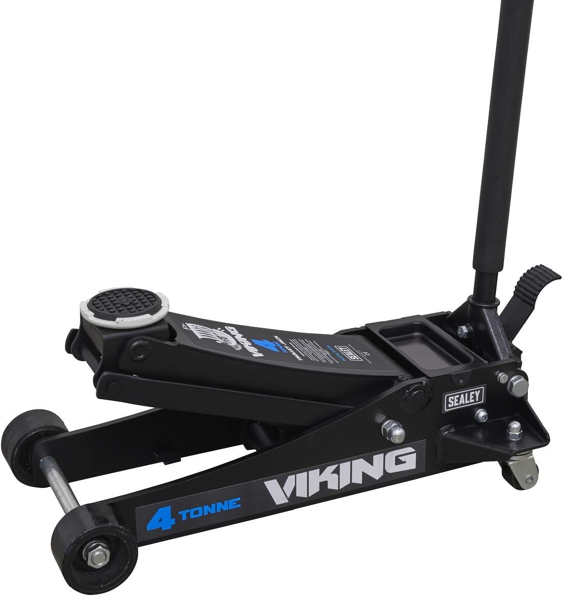 Sealey Viking 4 Tonne Trolley Jack, Car Jack, Low Profile Tyre Bay with Rocket Lift - 4040TB
