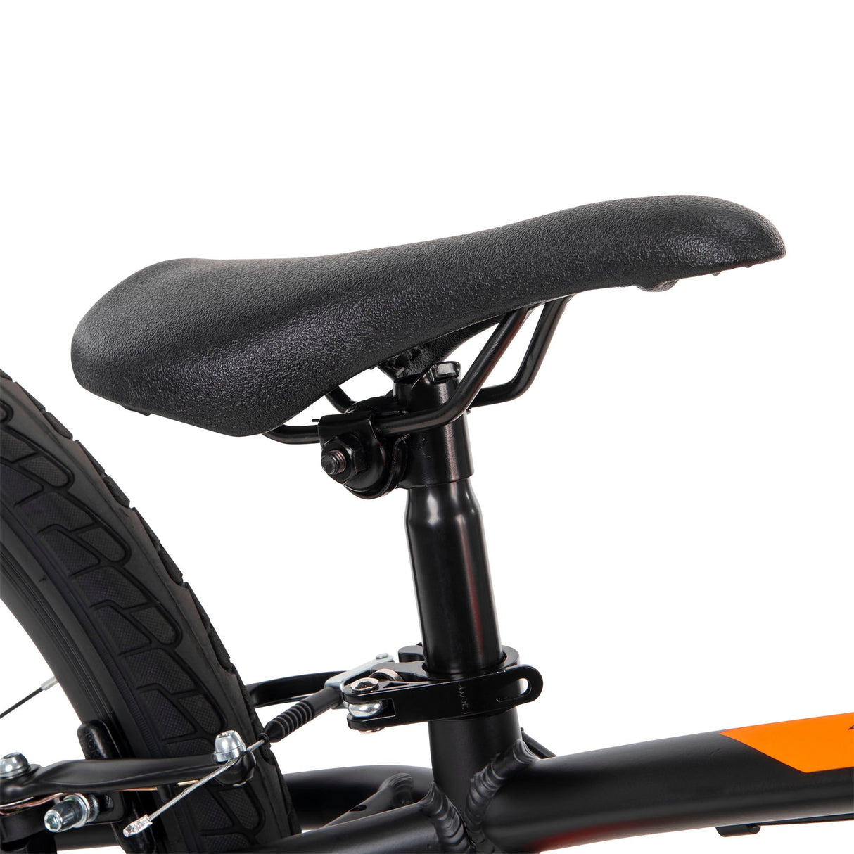 Huffy HX Pro Cruiser 24-inch Aluminum BMX Bike for Boys, Black/Orange