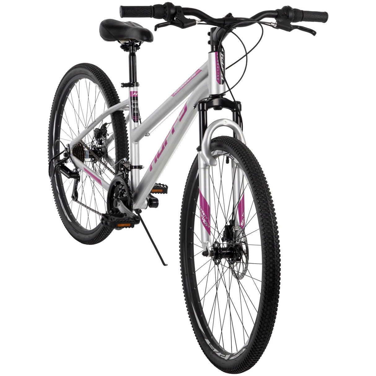 Huffy Rangeline Women’s Mountain Bikes, 27.5 inch, Silver