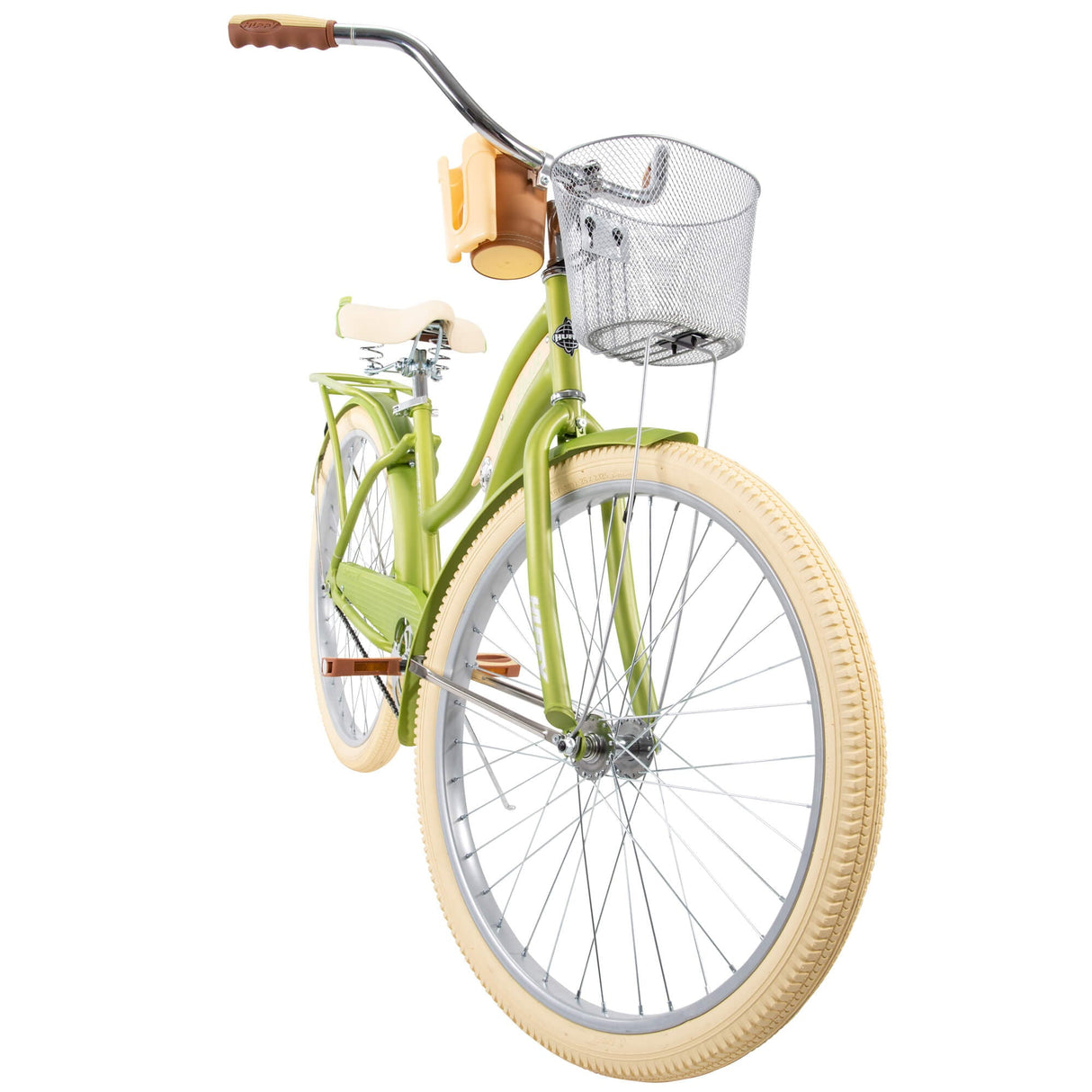 Huffy, Nel Lusso Classic Cruiser Bike with Perfect Fit Frame, Women's, Green, 26"