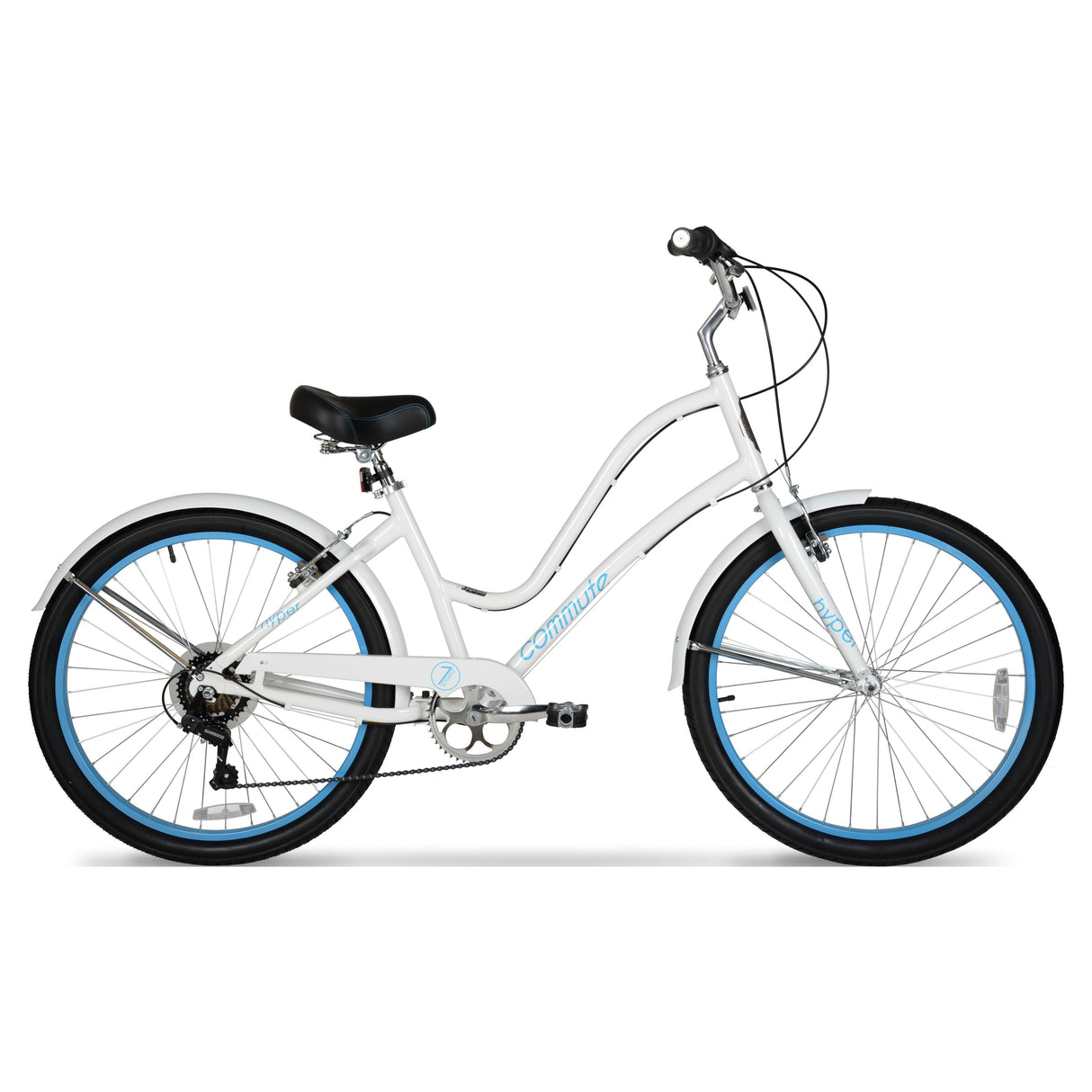 Hyper Bicycle Women's 26 In. Commuter Bike, White