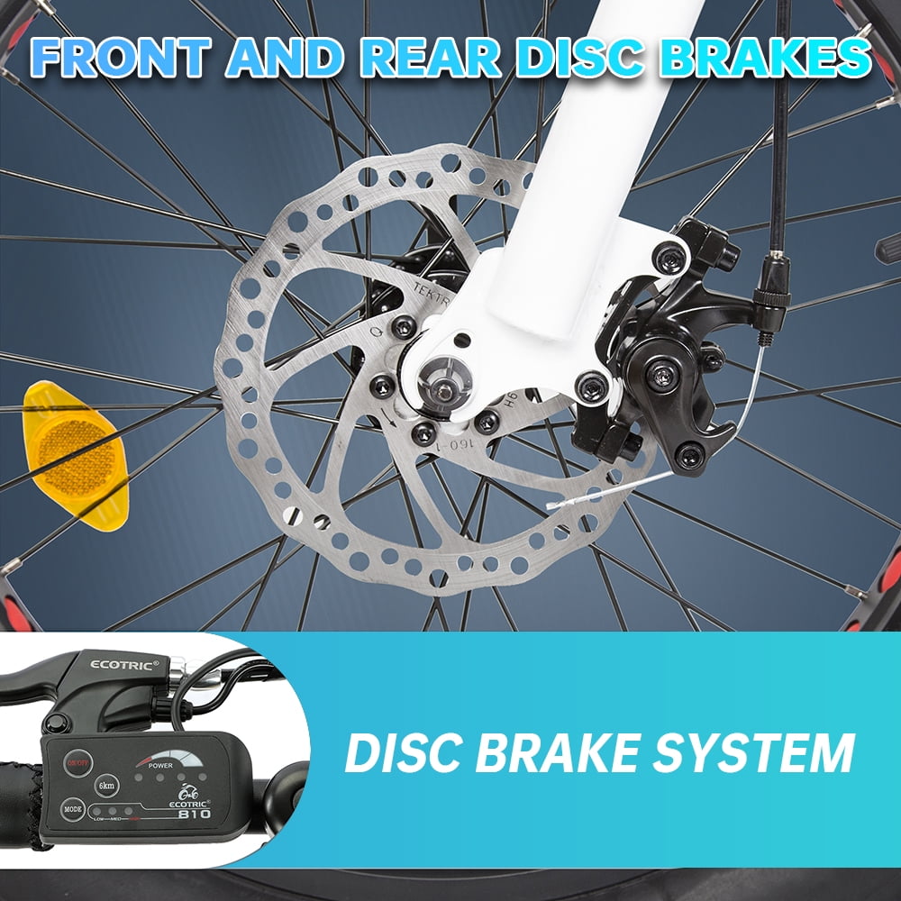 ECOTRIC 20" 500W 12.5Ah Folding Electric Bicycle E-bike Fat Tire Foldable Pedal Assist Bike Children UL A-E516646