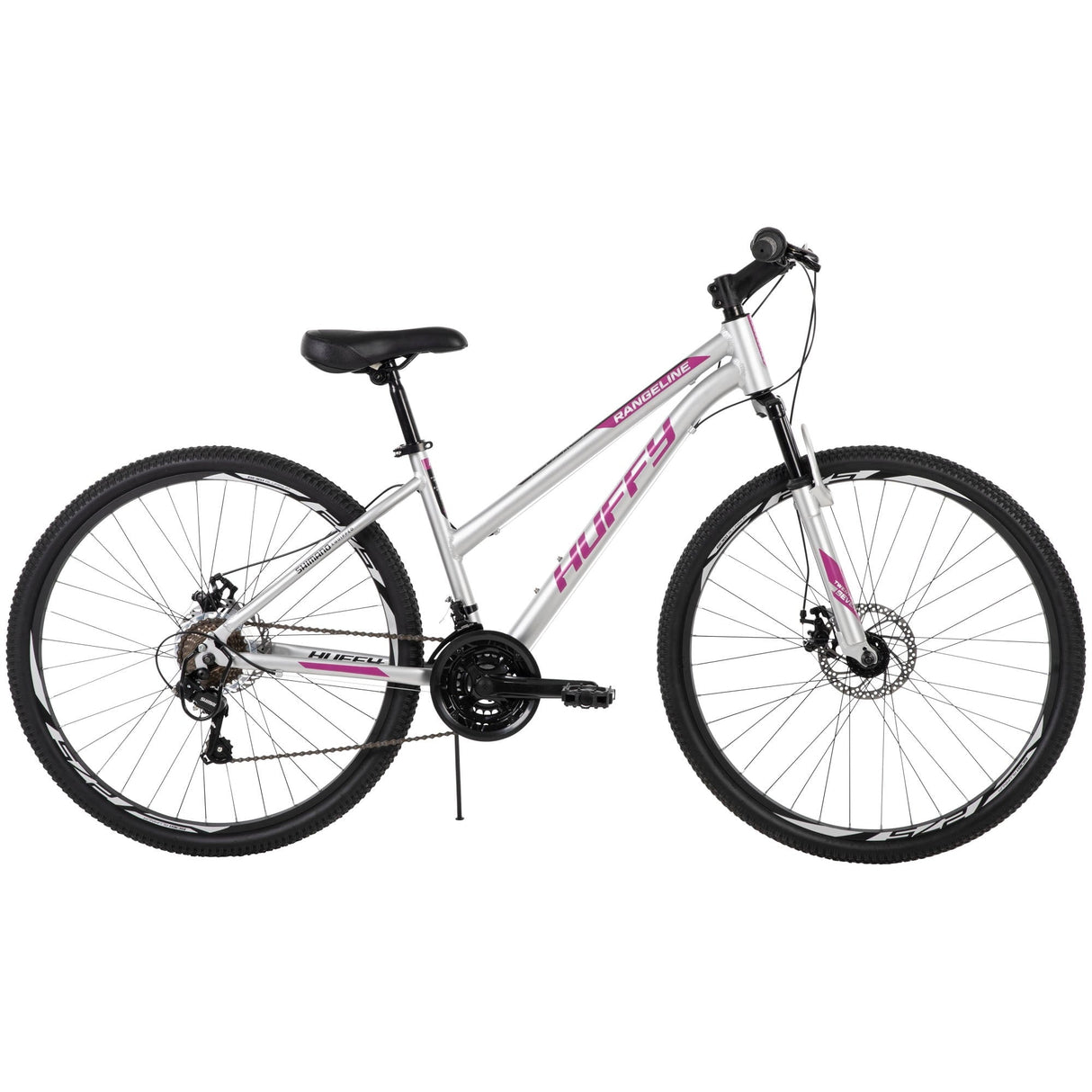 Huffy Rangeline Women’s Mountain Bikes, 27.5 inch, Silver