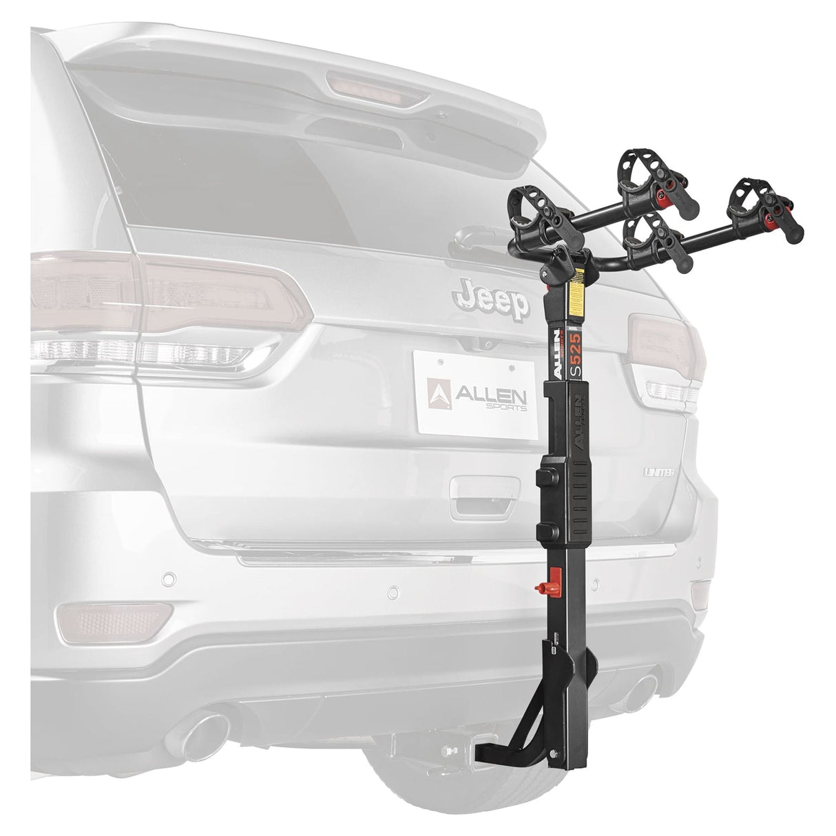 Allen Sports Premier 2-Bicycle Hitch Mounted Bike Rack Carrier, S-525