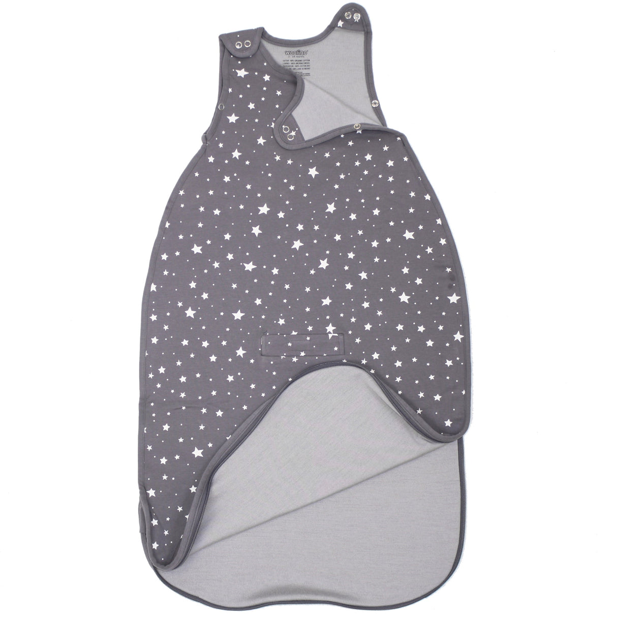 4 Season Ultimate Toddler Sleep Bag, Merino Wool, 2 - 4 Years, Star Gray