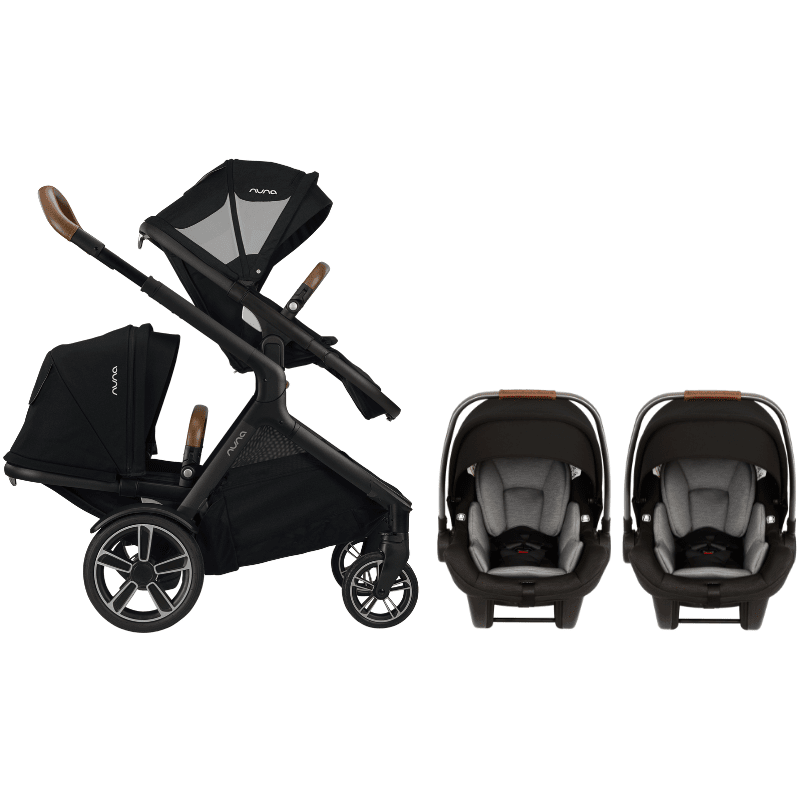 2022 Nuna Demi Grow and PIPA Lite Twin Travel System