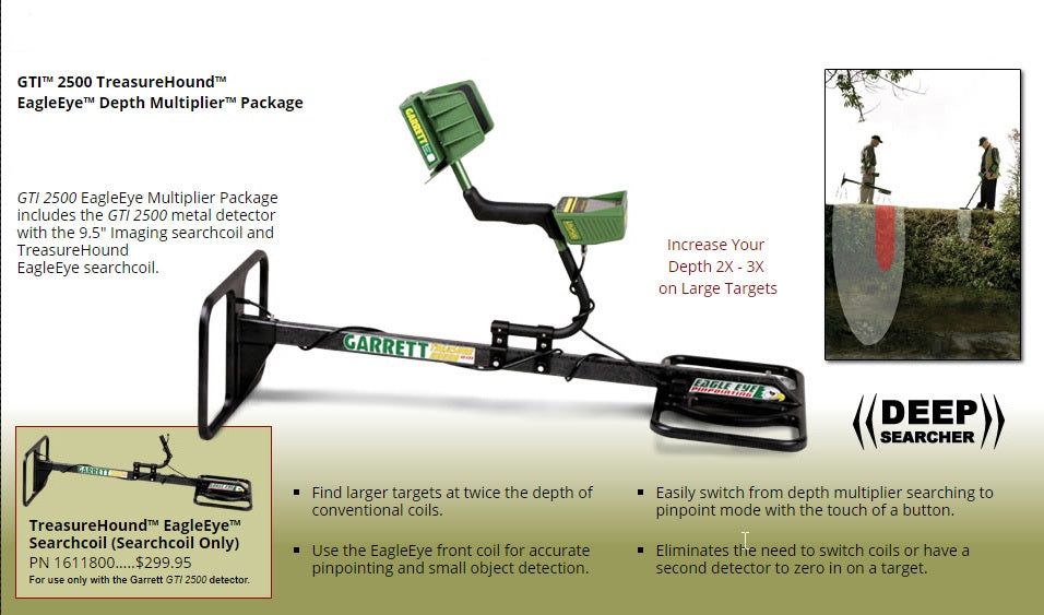 Garrett GTI 2500 Eagle Eye Depth Multiplier Package