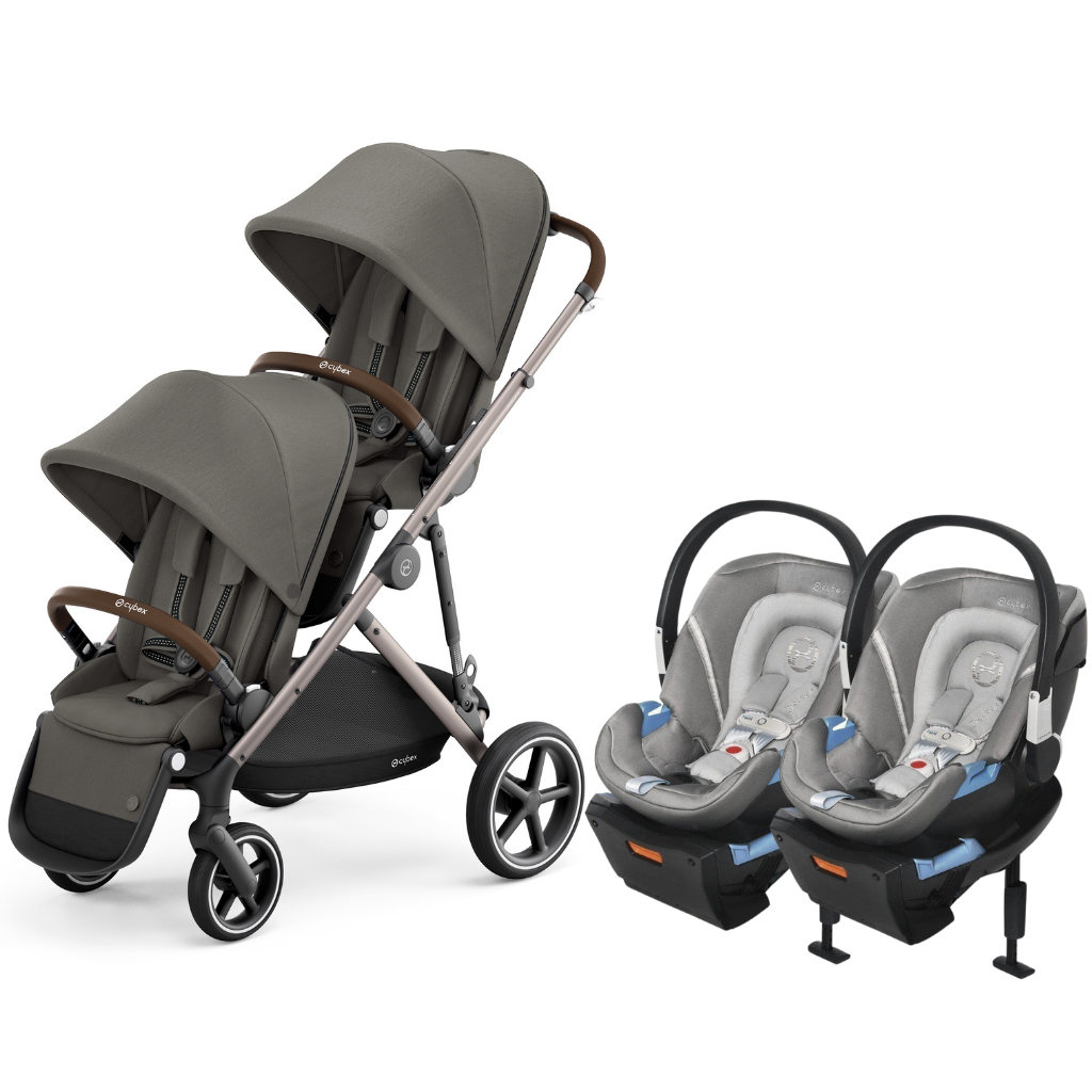 Cybex Gazelle S and Aton 2 Twin Travel System