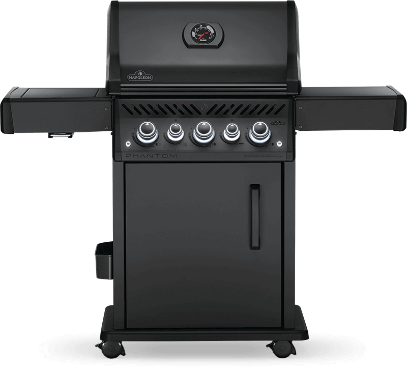 Napoleon Phantom Rogue SE 425 RSIB Freestanding Gas Grill with Infrared Rear & Side Burners - Matte Black