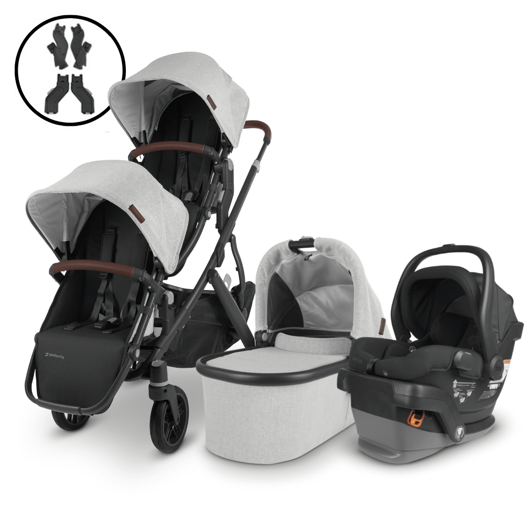 UPPAbaby VISTA V2 Double Stroller and MESA V2 Travel System