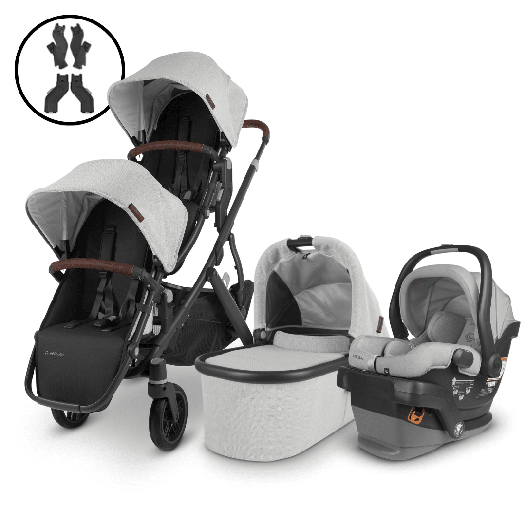 UPPAbaby VISTA V2 Double Stroller and MESA V2 Travel System