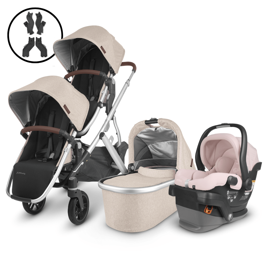UPPAbaby VISTA V2 Double Stroller and MESA V2 Travel System