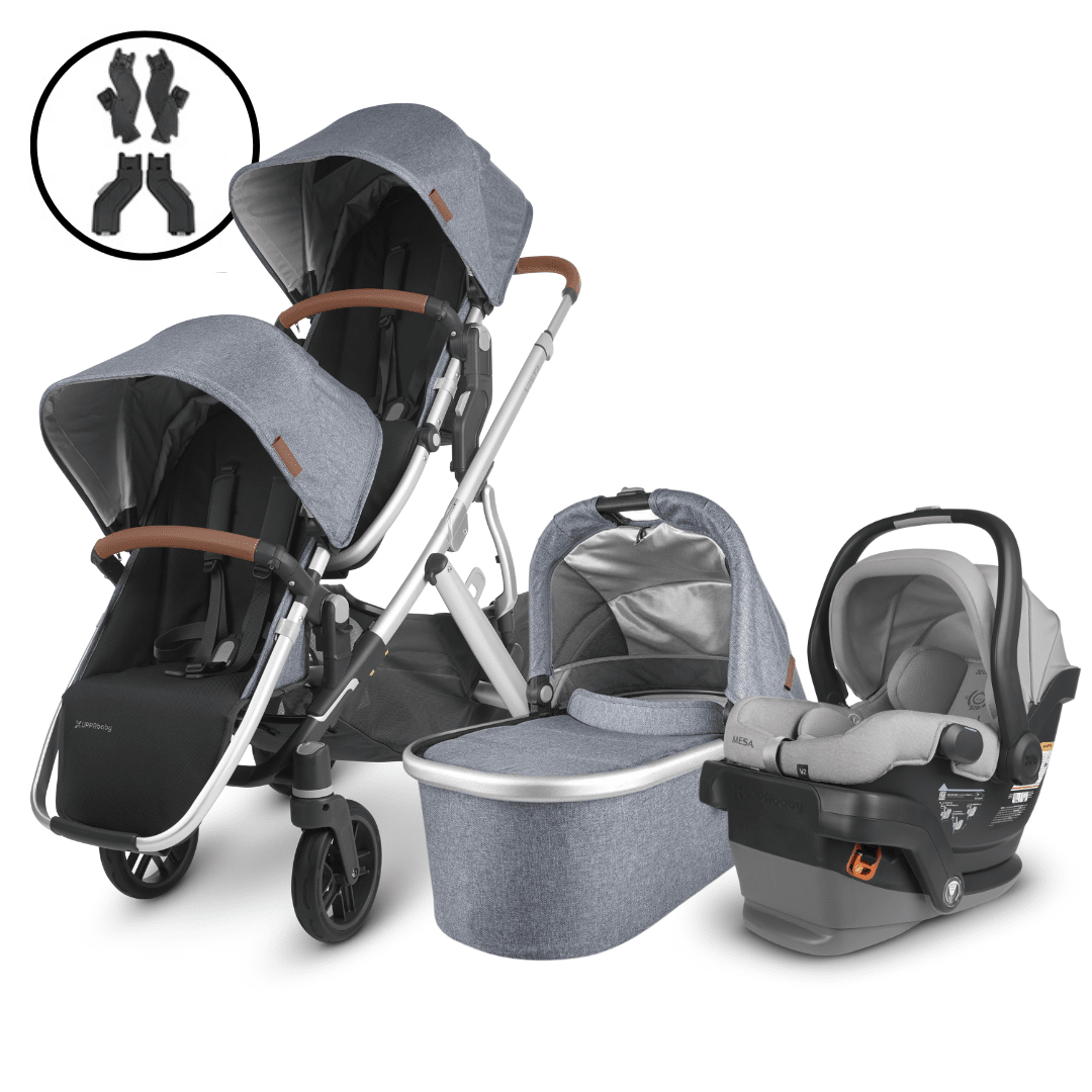 UPPAbaby VISTA V2 Double Stroller and MESA V2 Travel System