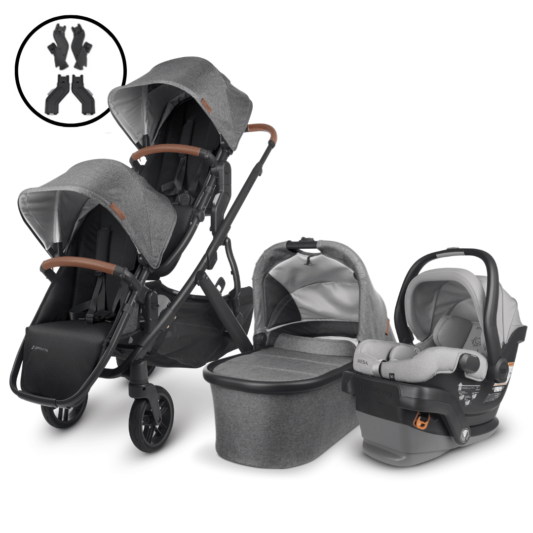 UPPAbaby VISTA V2 Double Stroller and MESA V2 Travel System