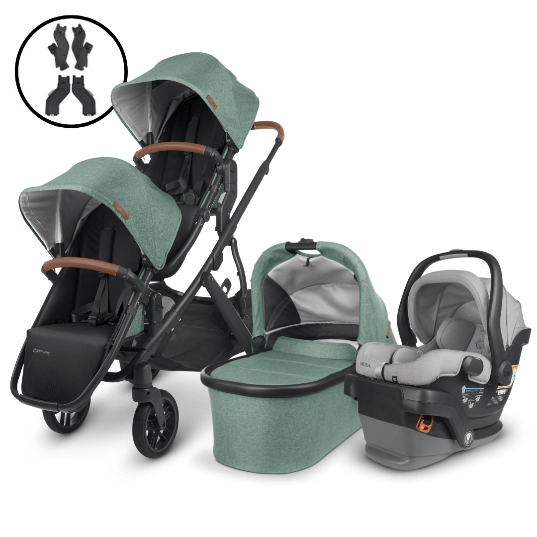 UPPAbaby VISTA V2 Double Stroller and MESA V2 Travel System