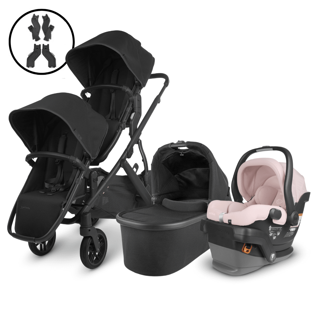 UPPAbaby VISTA V2 Double Stroller and MESA V2 Travel System
