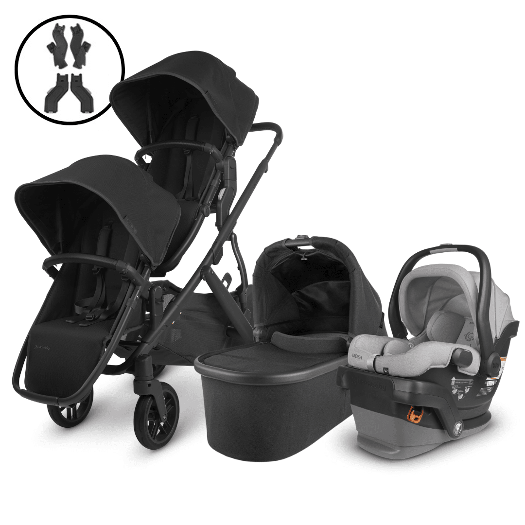 UPPAbaby VISTA V2 Double Stroller and MESA V2 Travel System