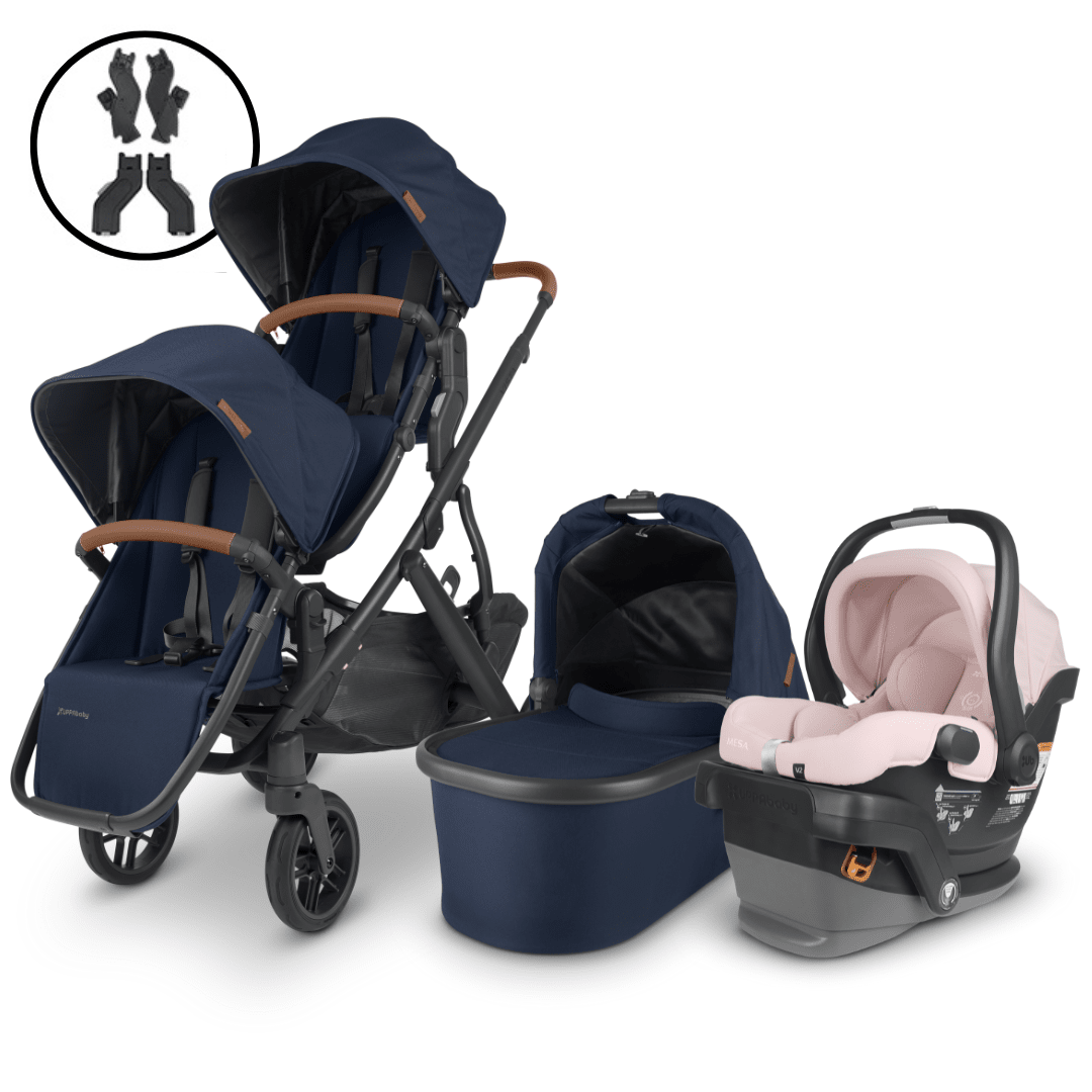 UPPAbaby VISTA V2 Double Stroller and MESA V2 Travel System