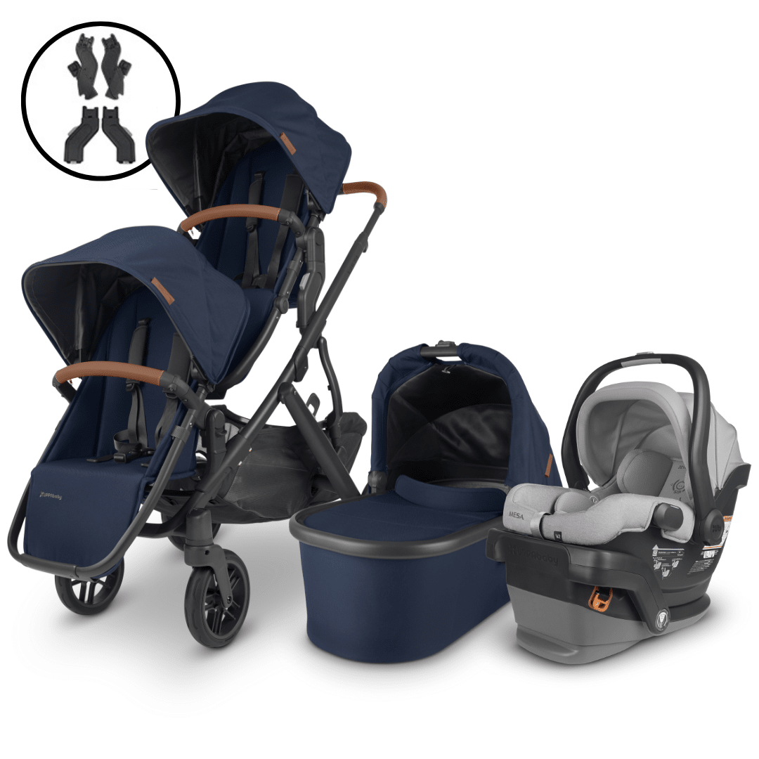 UPPAbaby VISTA V2 Double Stroller and MESA V2 Travel System