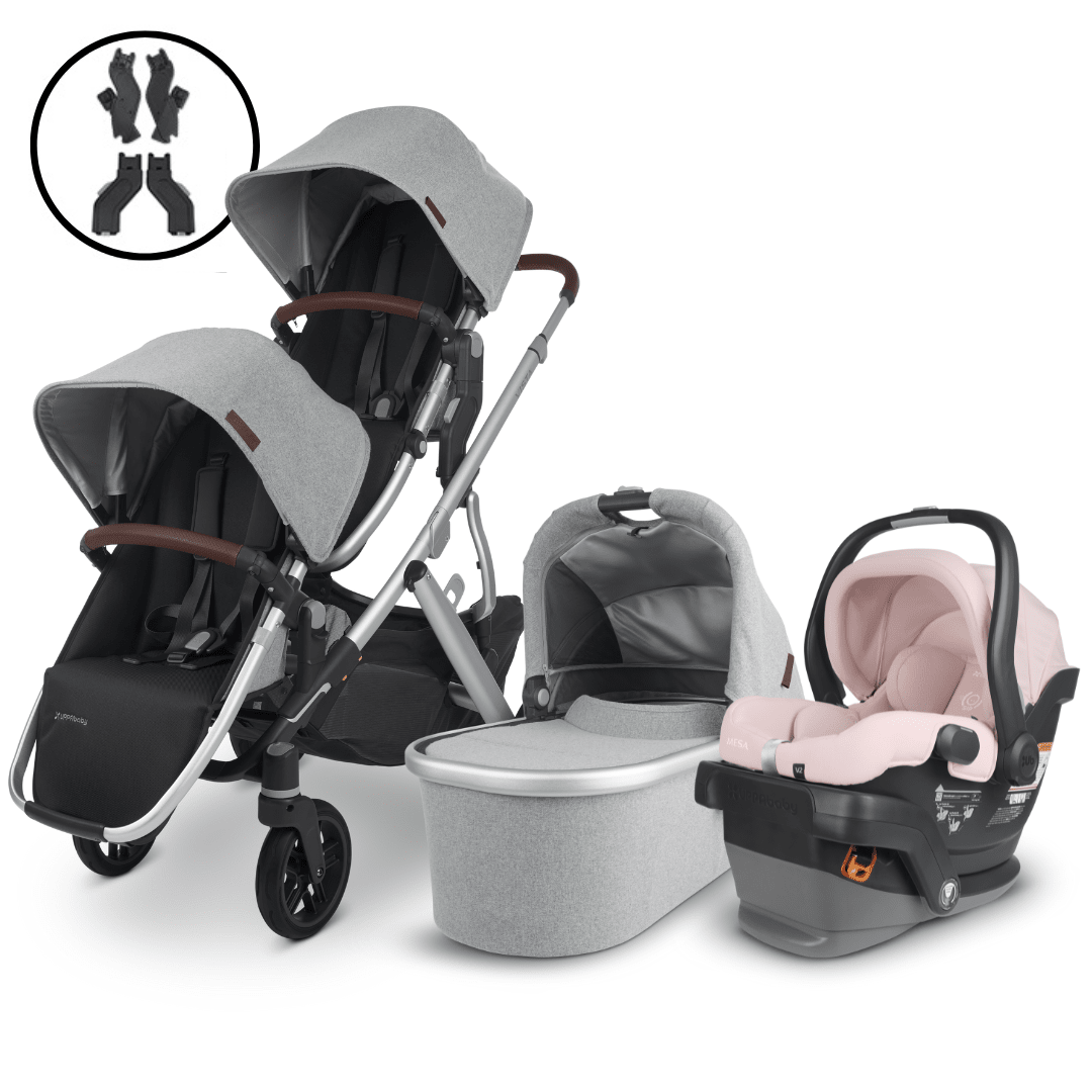 UPPAbaby VISTA V2 Double Stroller and MESA V2 Travel System
