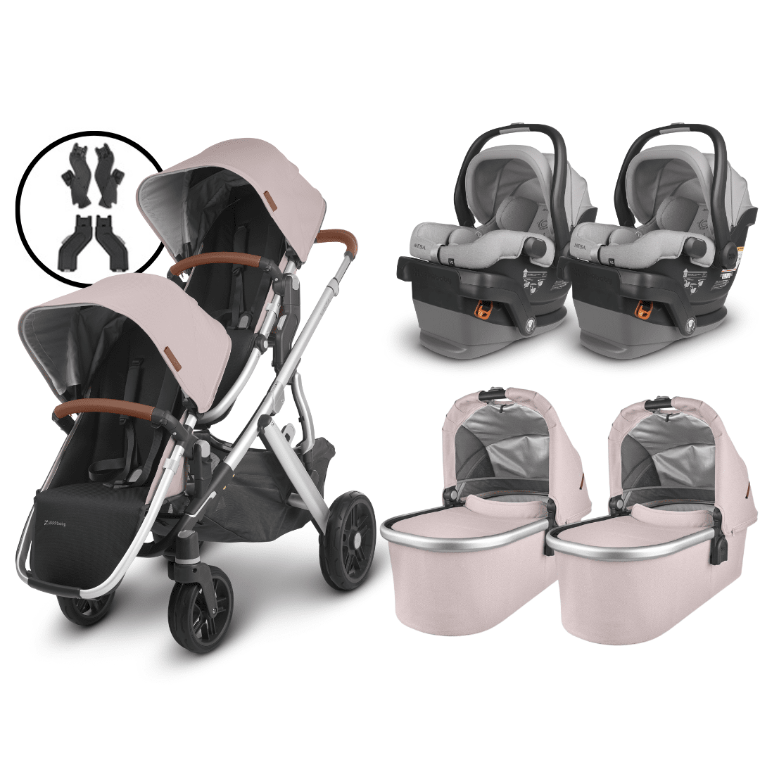 UPPAbaby VISTA V2 Twin Stroller and MESA V2 Travel System
