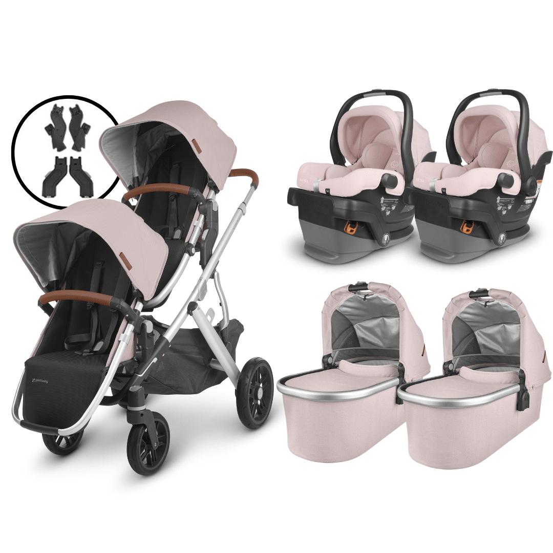 UPPAbaby VISTA V2 Twin Stroller and MESA V2 Travel System