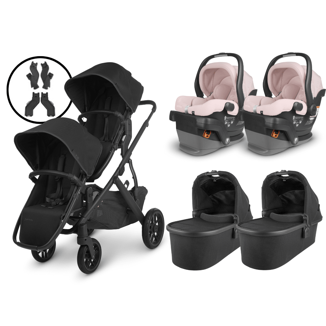 UPPAbaby VISTA V2 Twin Stroller and MESA V2 Travel System
