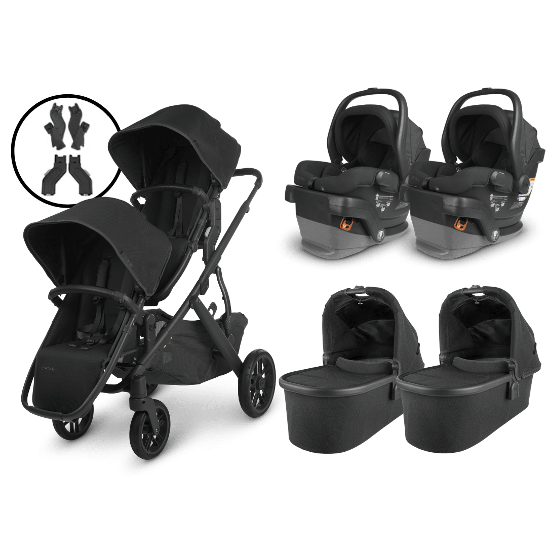 UPPAbaby VISTA V2 Twin Stroller and MESA V2 Travel System